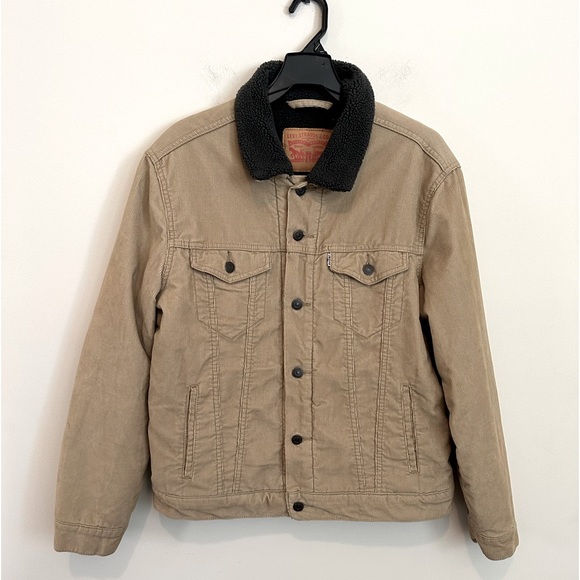 Levi's Other - Levi’s Corduroy Sherpa Trucker Jacket Size Medium